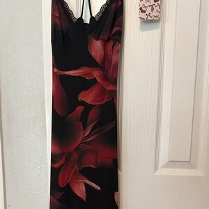 Windsor Black and Red Floral Dress